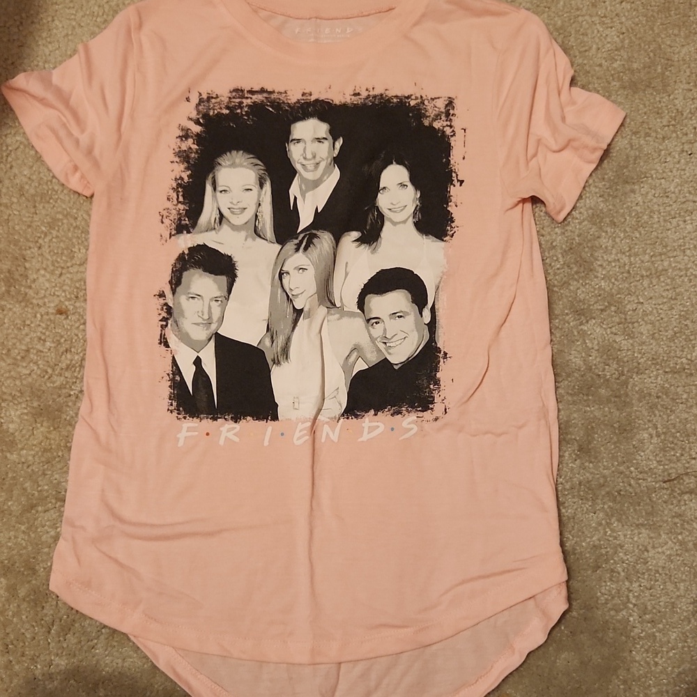 Friends Shirt Size XS Pink Top High Low